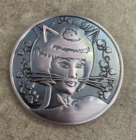 **Boo Cat Collectible Copper Coin**